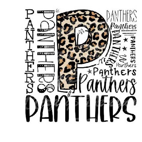 Panthers Typography Transfer