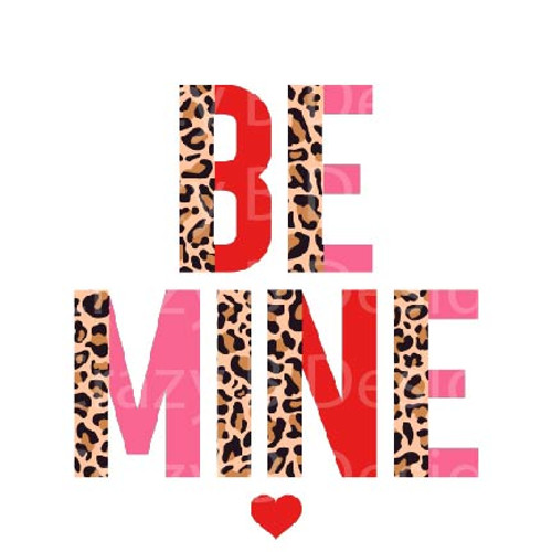 Be Mine Split leopard Transfer