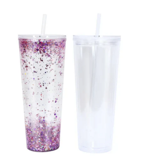 24 Oz. Double Wall Plastic Tumbler with Plug 24 Oz. Double Wall Plastic Tumbler with Plug
