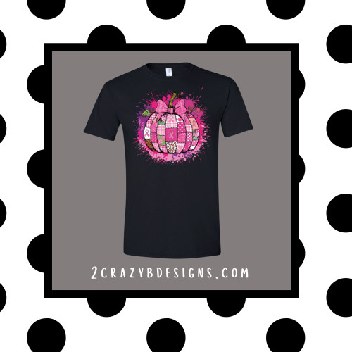 Patchwork Pink Pumpkin 127 Tee/Sweatshirt