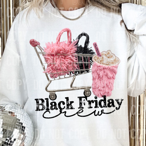Faux Yarn Black Friday Crew Tee/Sweatshirt