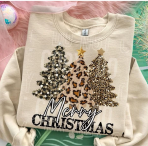 Merry Christmas Trees Tee/Sweatshirt