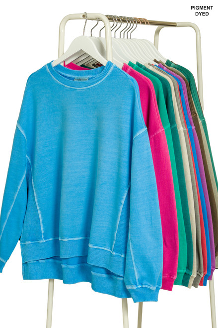 French Terry Pigment Pullover