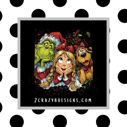 Max Lou Green Guy Trio DTF Transfer