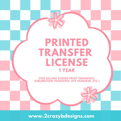Printed Transfer License- 1 YEAR