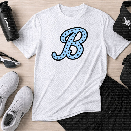 B White Reptile Tee