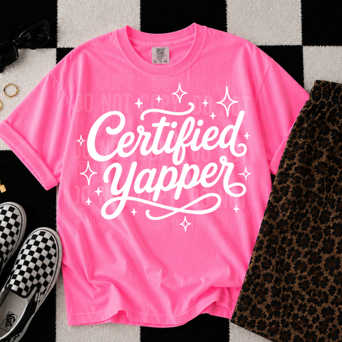 Certified Yapper Tee/Transfer