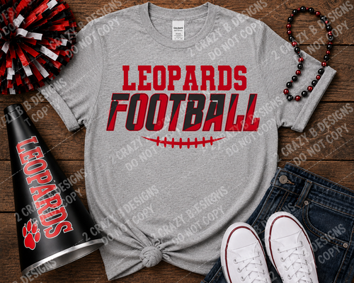Leopard Football Tee