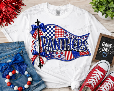 Panthers Pennant Flag Tee