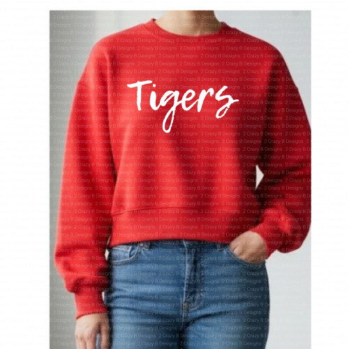 Tigers Cropped Sweatshirt