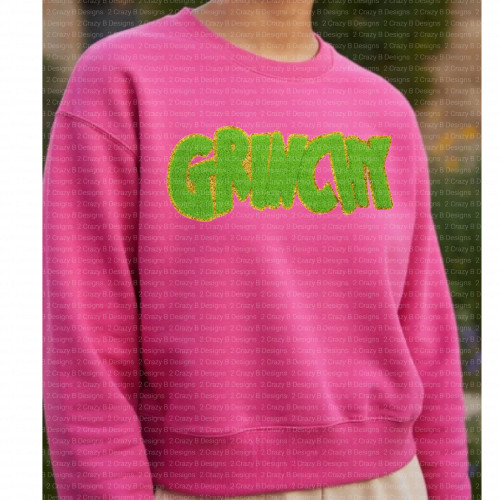 Pink/Lime Grinchy Patch
