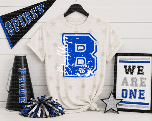 Bulldogs Blue Star Tee