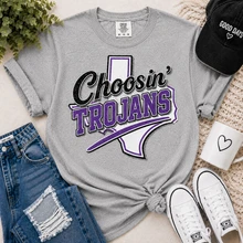 Choosin' Trojans Purple Tee