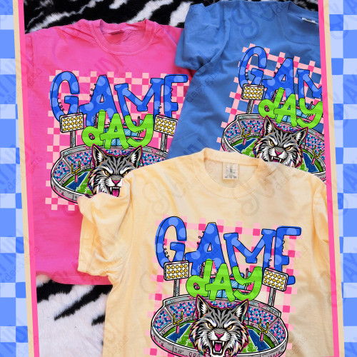 Game Day Wildcats- Comfort Color Tee