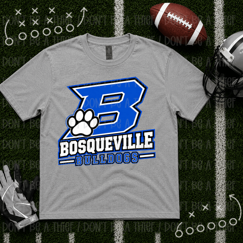 B Bosqueville Bulldogs  Tee