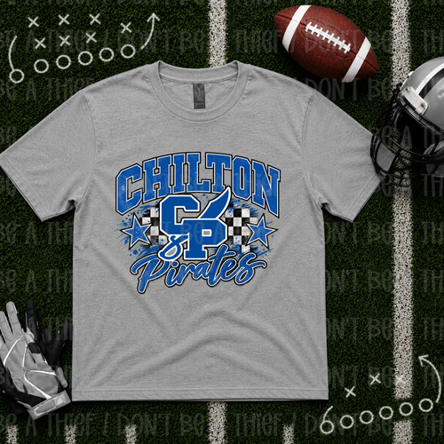 Chilton Pirates Checkered Tee