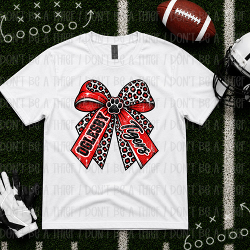 Oglesby Tigers Bow Tee