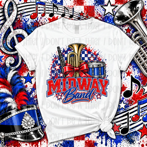 Midway Band With Bow Tee