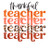 Thankful Teacher Stacked Transfer