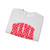 Designer Pattern Gildan Crewneck Sweatshirt — Pink Logo Monogram Graphic
