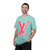 Comfort Colors Graphic T‑Shirt — Pink Leopard LV Logo Tee