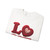LOVE Heart Knit Gildan Crewneck Sweatshirt — Valentine's Cozy Graphic Sweatshirt