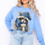 Raccoon Winter Coffee Crewneck Gildan Sweatshirt