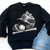 Baseball Black and White Bow Gildan Sweatshirt — Crewneck