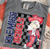 College Mascot Checkered Tee/Transfer