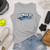 Bombers White Fastpitch Blue Tee