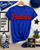 Panthers Metallic Red Puff Star Tee