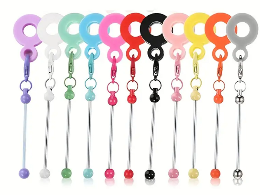 Beadable Straw Charm 5 pack Assorted Beadable Straw Charm 5 pack Assorted