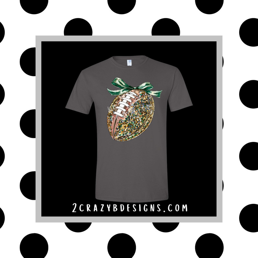 Faux Sequin Football Tee/Sweatshirt