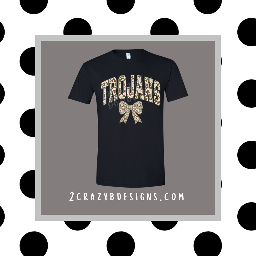 Trojans Camo Tee/Sweatshirt