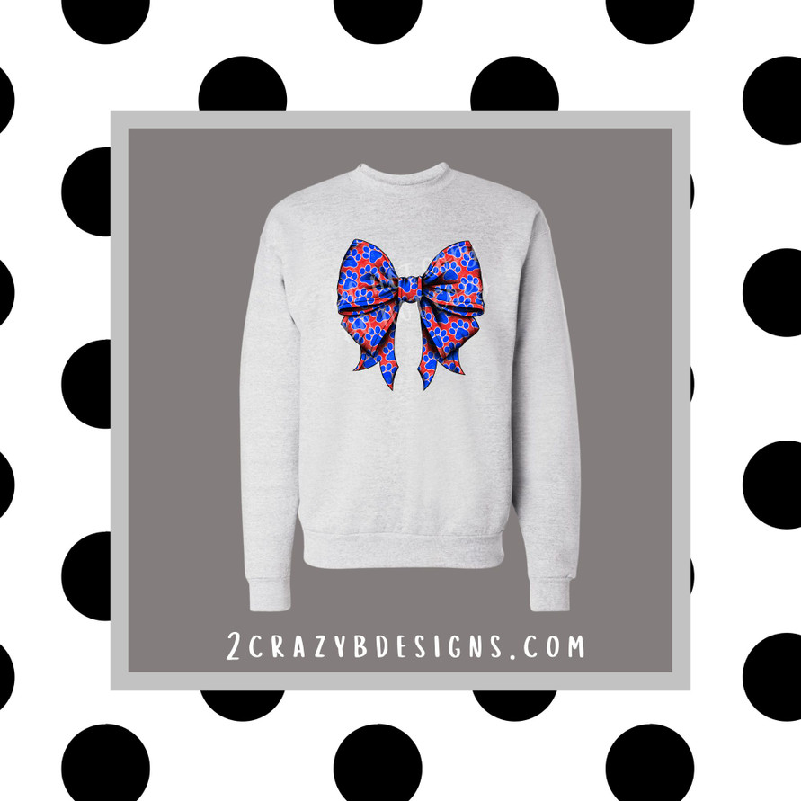 Customizable Bow Tee/Sweatshirt