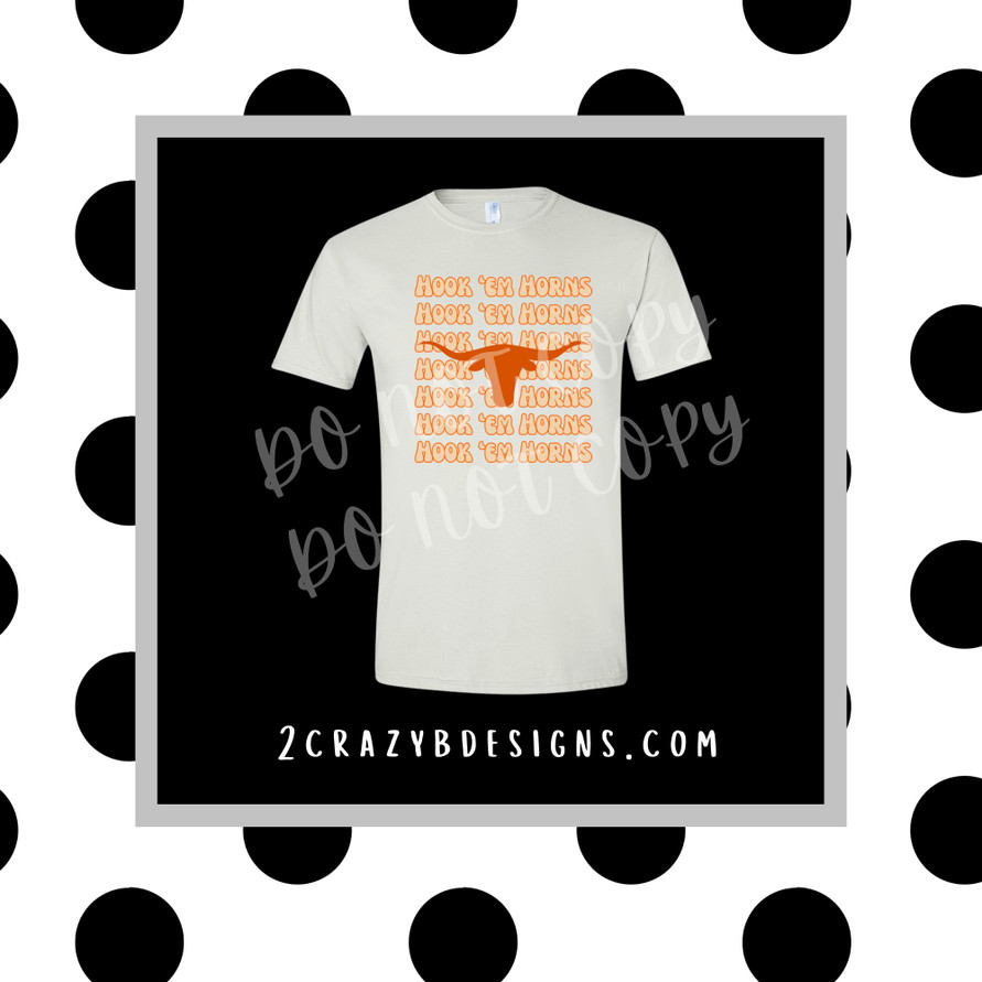 Hook em 128 Tee/Sweatshirt