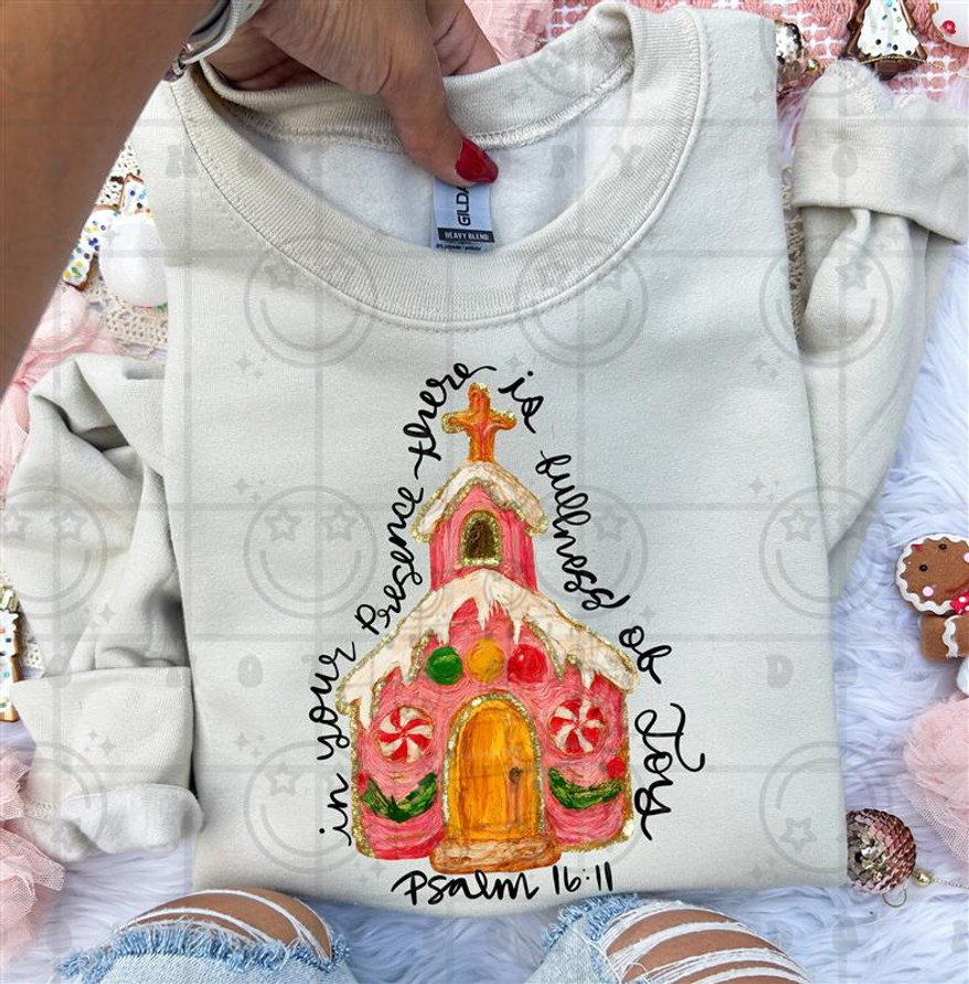 In your Presence there is Fullness of joy DTF Transfer