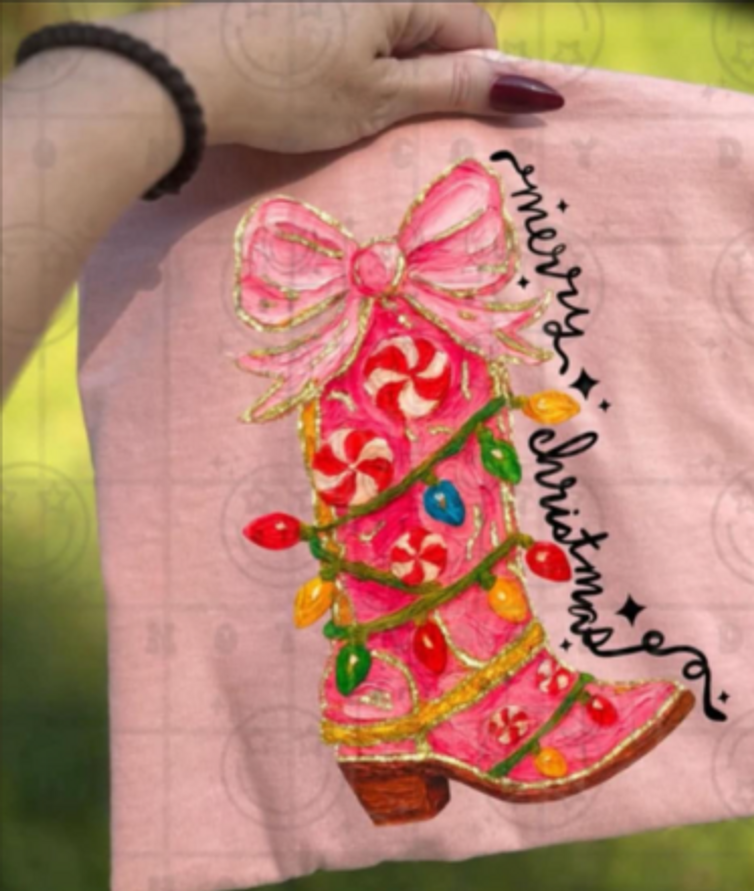 Christmas Boot Tee/Sweatshirt