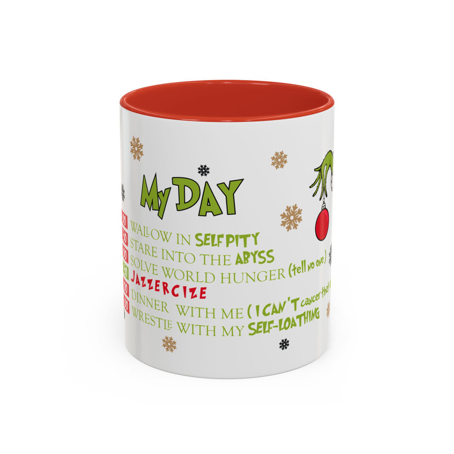 Grinch Holiday Coffee Mug — "I’m Booked!" Funny Christmas Mug (11/15 oz)