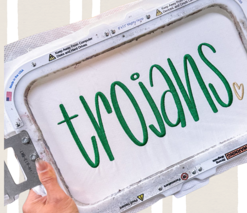 trojans♥ Embroidered Crewneck