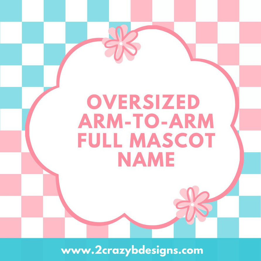 Oversized Arm to Arm Full Mascot/Name Digital Design