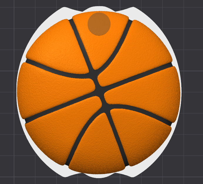 Basketball Lid Topper 40 oz