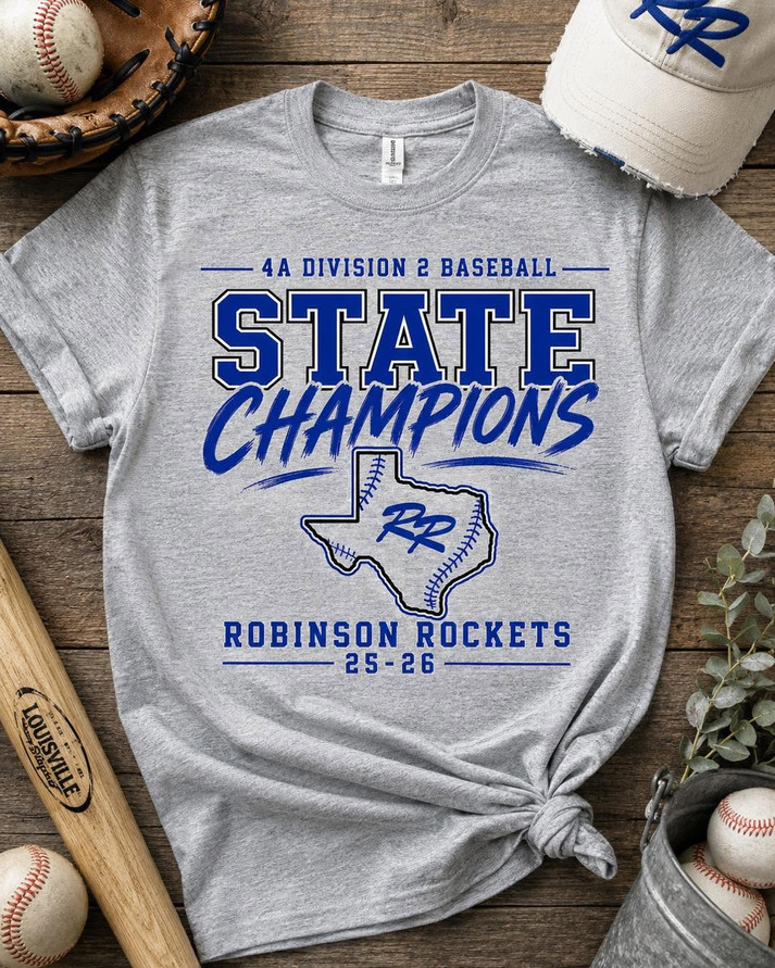 Robinson Rockets State Champ Tee