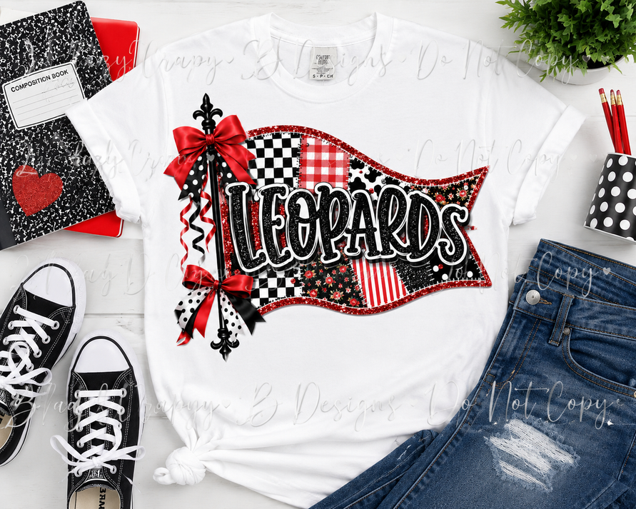Leopards Pennant Flag Tee
