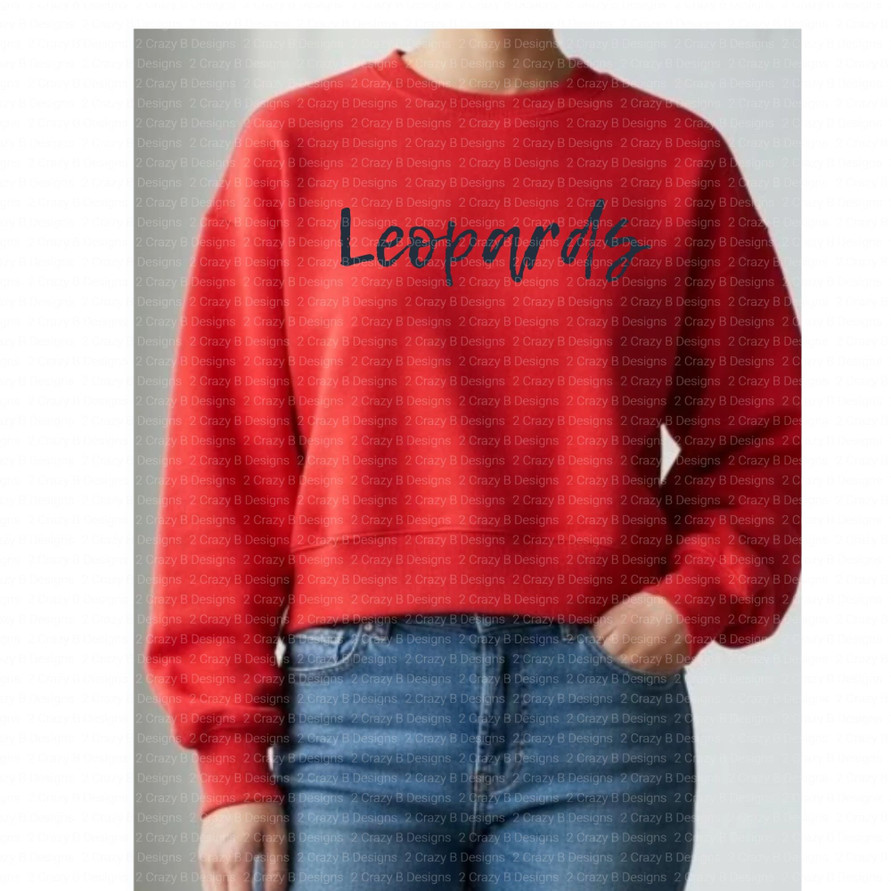Leopards Cropped Sweatshirt