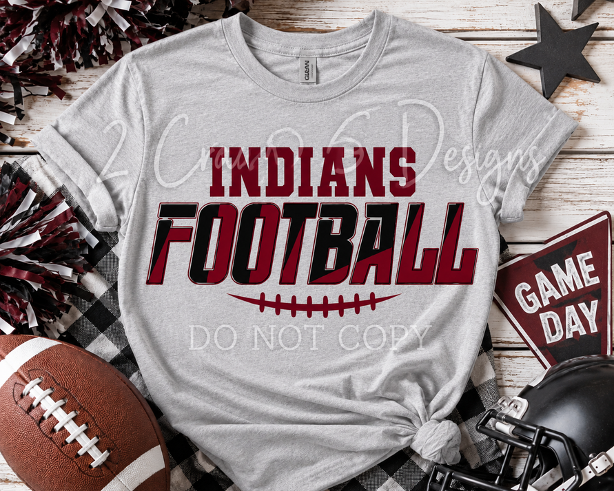 Indians Football Tee