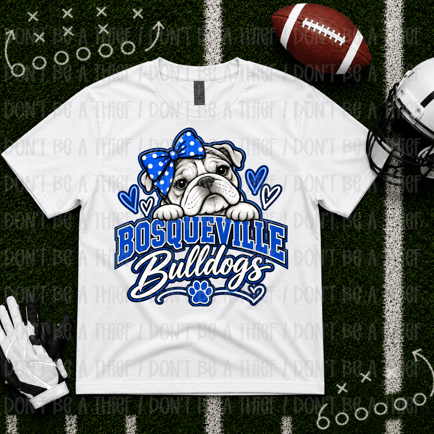 Bosqueville Bulldogs Pup Tee
