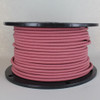 18/3 SJT-B Dusty Rose Nylon Fabric Cloth Covered Lamp and Lighting Wire.