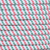 18/3 SVT-B Red/White/Green Swirl Pattern Nylon Fabric Cloth Covered Pendant And Table Lamp Wire