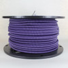 18/3 SVT-B Black/Purple Zig-Zag Pattern Nylon Fabric Cloth Covered Pendant And Table Lamp Wire